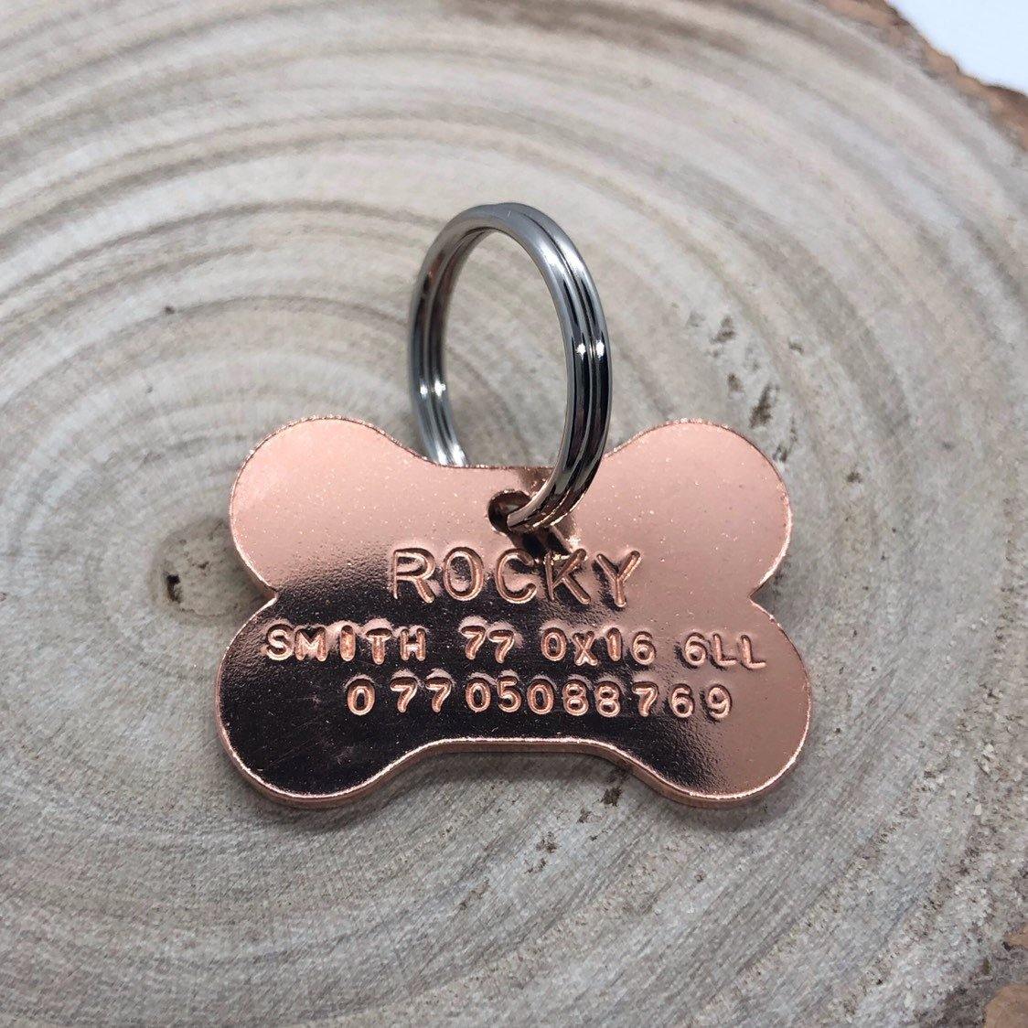 Copper Bone Dog ID Tag - The Little Stamping Co.