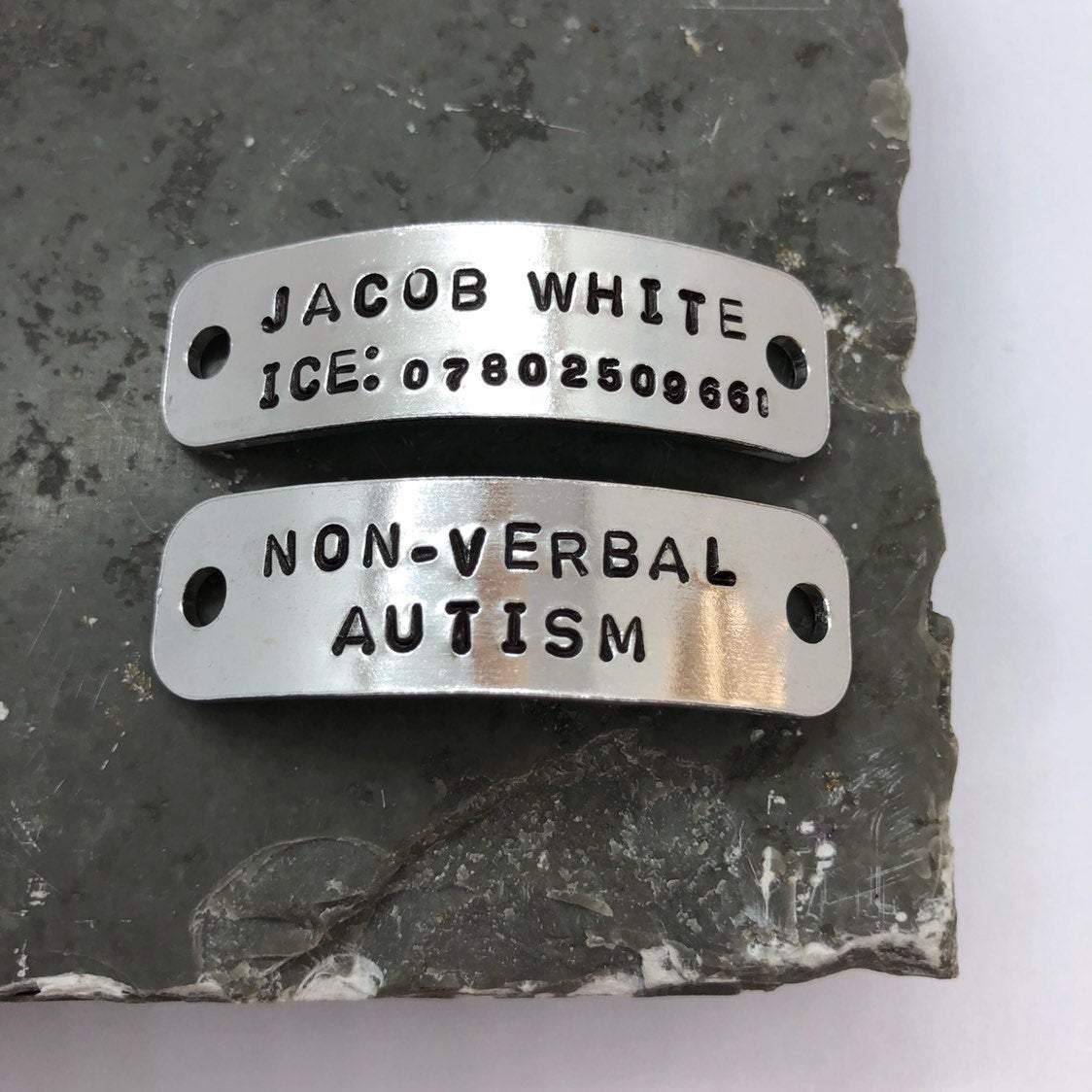 Medical alert shoe tag sales