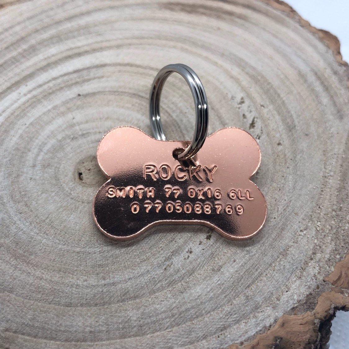 Copper Bone Dog ID Tag - The Little Stamping Co.