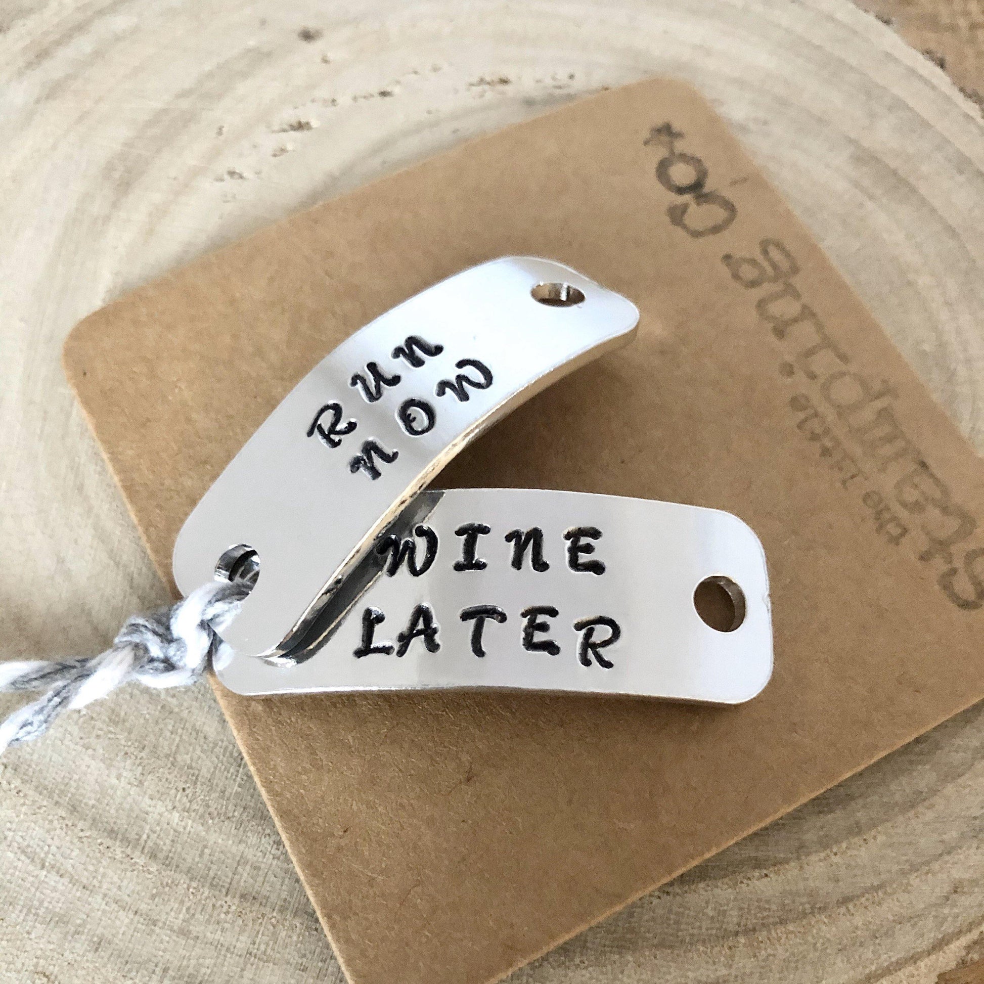 Personalised trainer sales tags
